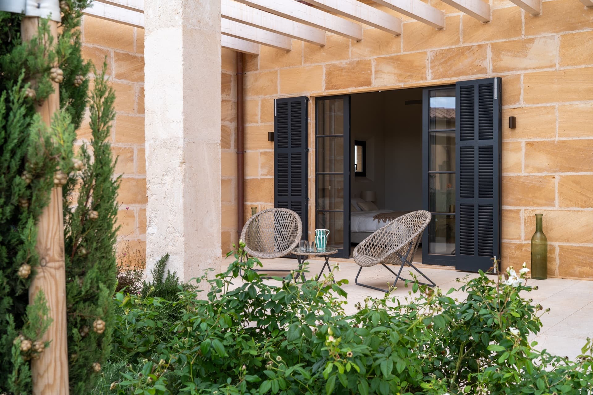 Terrasse Schlafzimmer